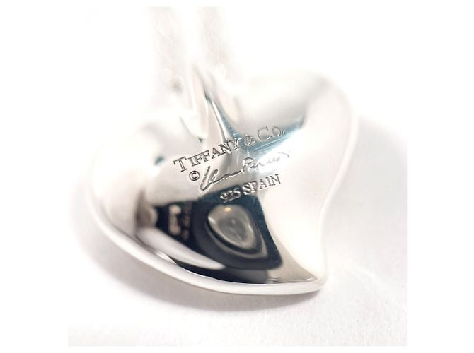 Tiffany & Co Collana Tiffany Cuore Curvo Elsa Peretti Argento - vista 4