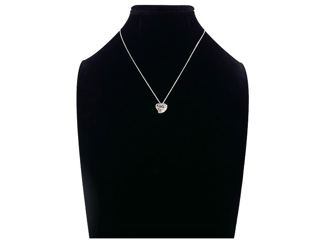 Tiffany & Co Collana Tiffany Cuore Curvo Elsa Peretti Argento - vista 7