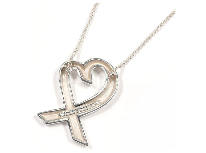 Tiffany & Co Collana Tiffany Loving Heart Paloma Picasso Argento - vista 2