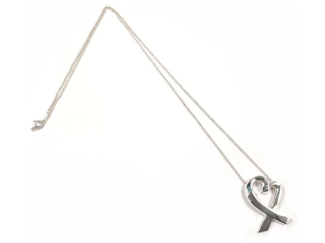 Tiffany & Co Collana Tiffany Loving Heart Paloma Picasso Argento - vista 3