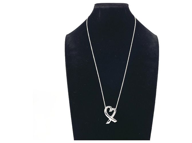Tiffany & Co Collana Tiffany Loving Heart Paloma Picasso Argento - vista 7