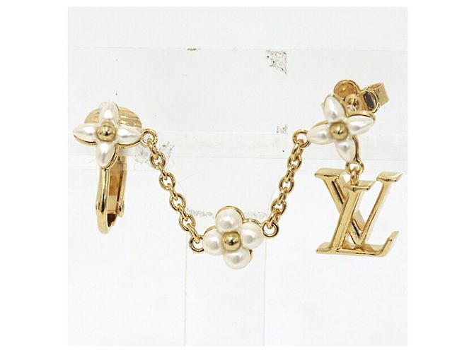 Orecchino LV Floragram di Louis Vuitton D'oro - vista 4