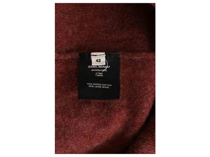 Isabel Marant Etoile Pull rouge - vue 6