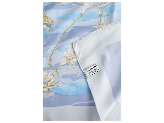 Salvatore Ferragamo Carré blu - vista 4