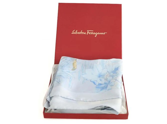 Salvatore Ferragamo Carré blu - vista 6