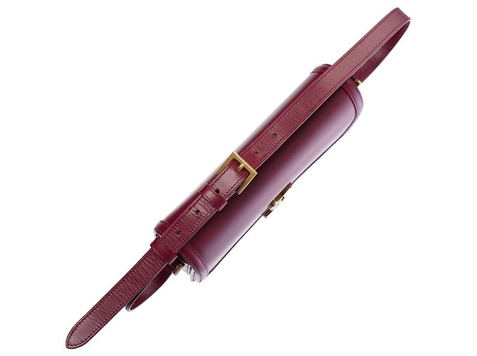 Borsa in Pelle Bordeaux YVES SAINT LAURENT - 103446 Bordò - vista 10