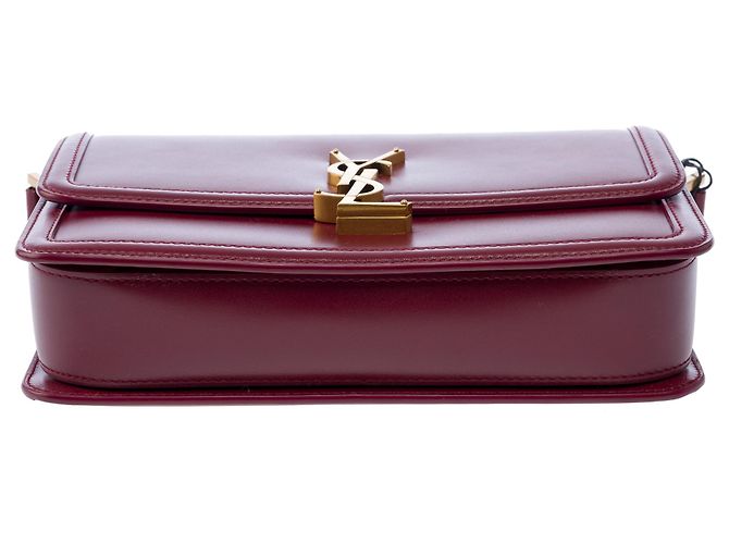 Borsa in Pelle Bordeaux YVES SAINT LAURENT - 103446 Bordò - vista 11
