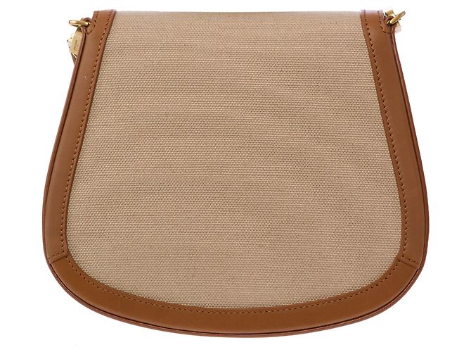 YVES SAINT LAURENT Beiger Canvas-Beutel - 103449 - Ansicht 4