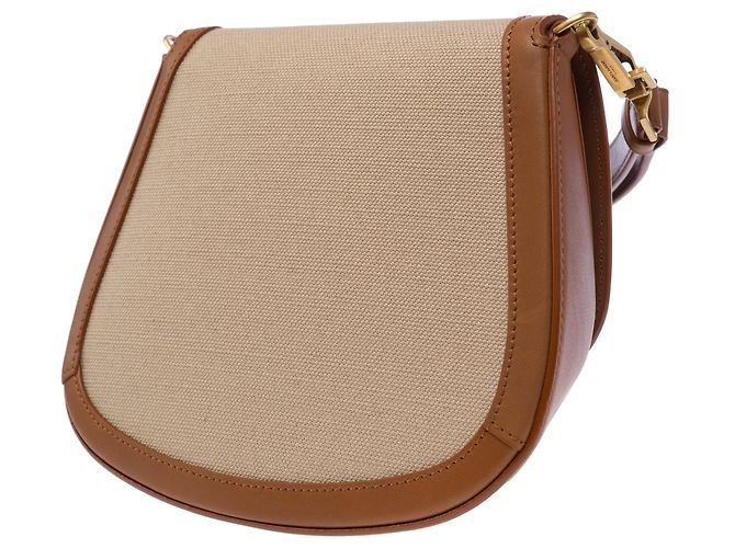 YVES SAINT LAURENT Beiger Canvas-Beutel - 103449 - Ansicht 6
