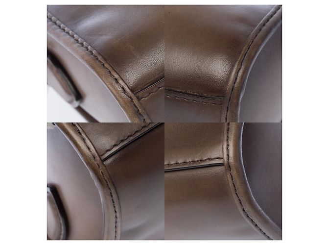Autre Marque Bolsa de Couro Cinza NÃO ASSINADA - 103436 - vista 11
