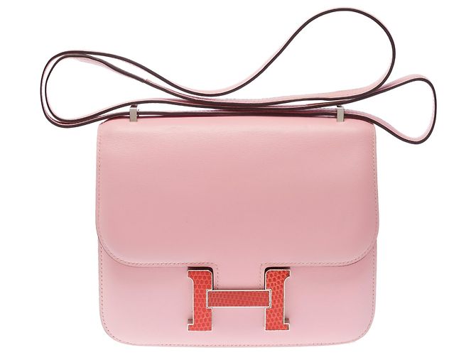 Hermès Borsa HERMES Constance in Pelle Rosa - 103441 - vista 2