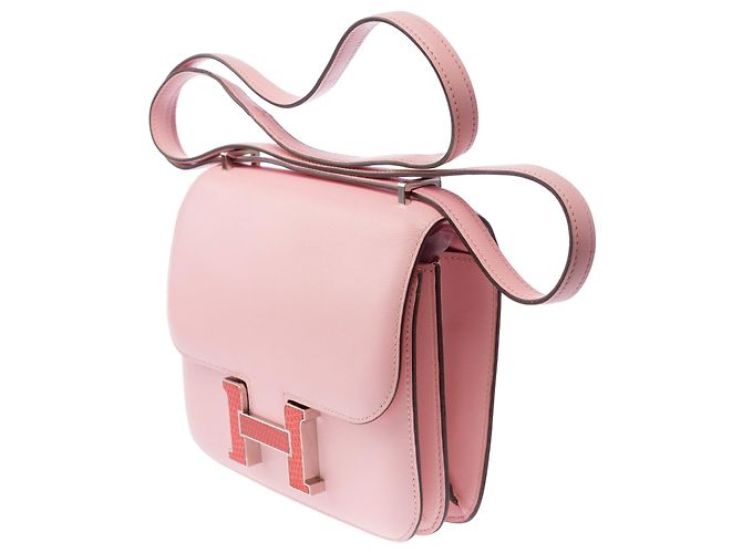 Hermès Borsa HERMES Constance in Pelle Rosa - 103441 - vista 4