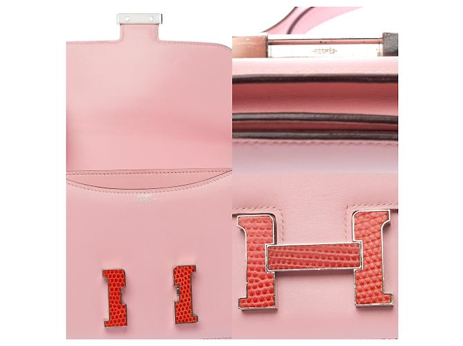 Hermès Borsa HERMES Constance in Pelle Rosa - 103441 - vista 6