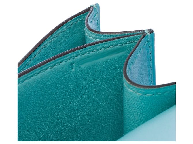 Hermès Borsa HERMES Constance in Pelle Blu - 103444 - vista 7