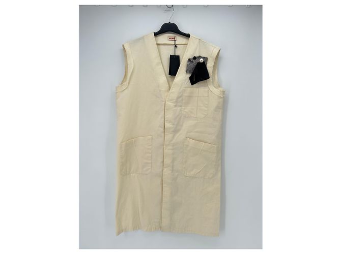 Raf Simons Bluse senza maniche beige - vista 3