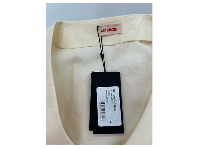 Raf Simons Bluse senza maniche beige - vista 6