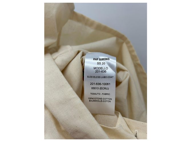Raf Simons Bluse senza maniche beige - vista 7