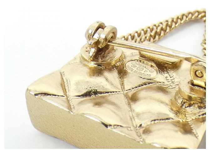 Timeless Spilla Vintage Chanel D'oro - vista 5