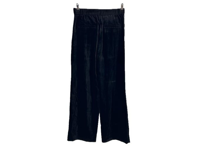 Cos Schwarze Samt-Effekt-Hose - Ansicht 2