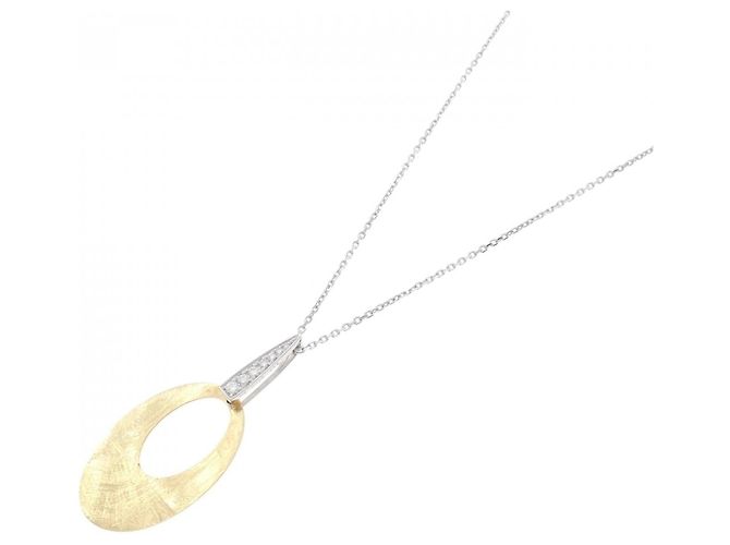 Autre Marque Au750 Zweifarbige Diamantkette - Ansicht 2