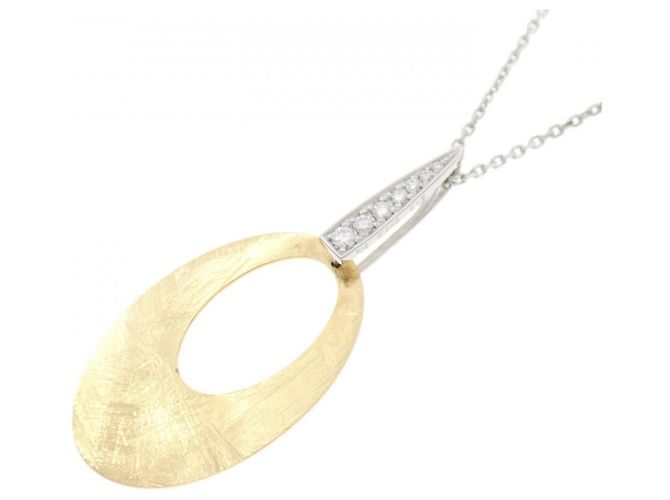 Autre Marque Au750 Zweifarbige Diamantkette - Ansicht 3