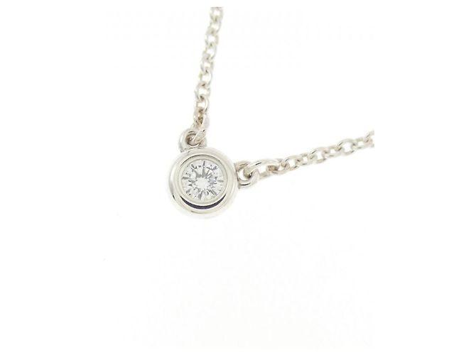 Elsa Peretti Tiffany & Co. By the Yard 925 Silber Diamant Halskette - Ansicht 3
