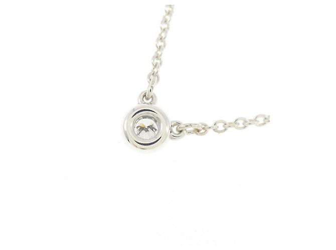 Elsa Peretti Tiffany & Co. By the Yard 925 Silber Diamant Halskette - Ansicht 4