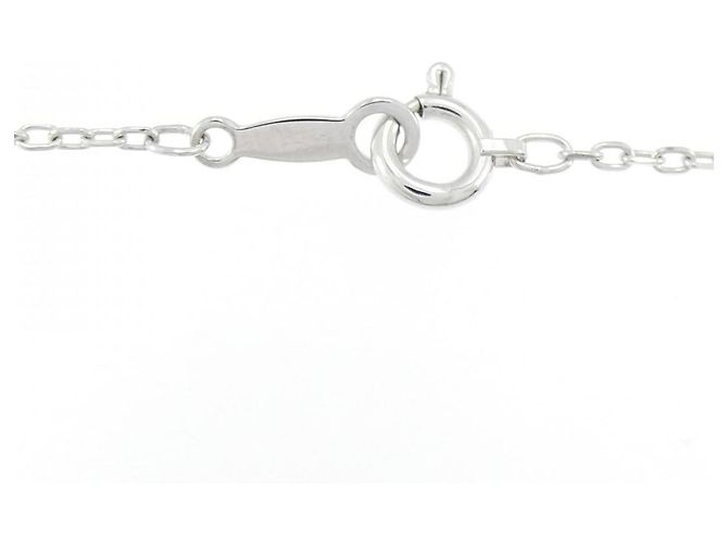 Collana in oro bianco K18 con perle Akoya Mikimoto Argento - vista 5