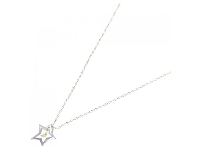 Autre Marque Collana di diamanti K14WG K18 Argento - vista 2