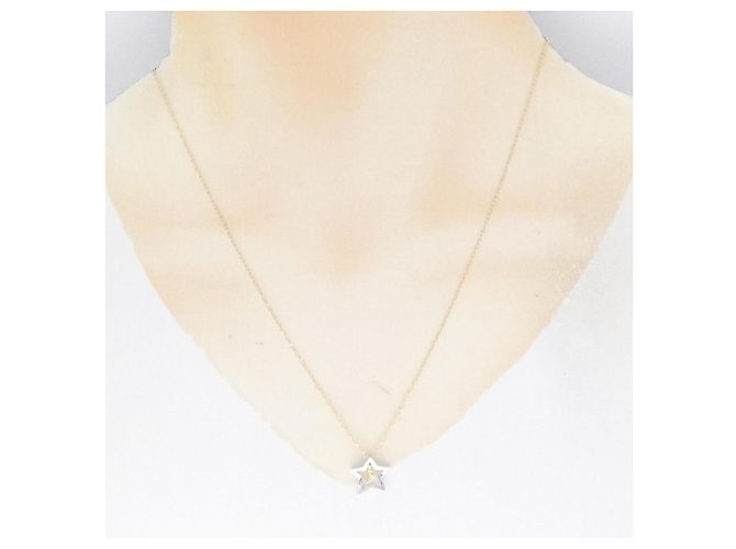 Autre Marque Collana di diamanti K14WG K18 Argento - vista 6