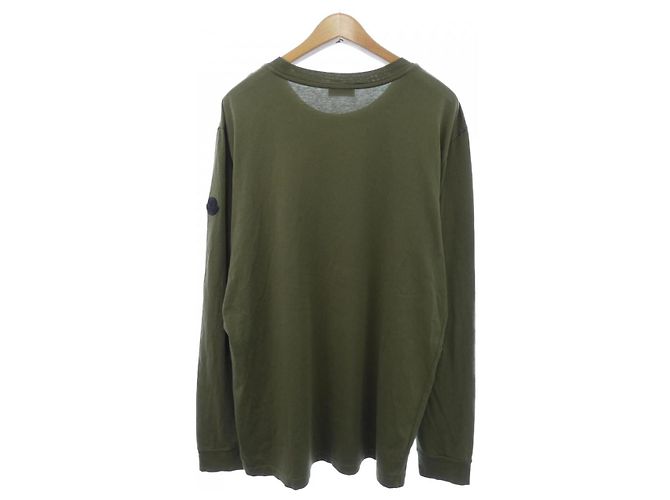 Camiseta de algodón de manga larga Moncler Verde - vista 2