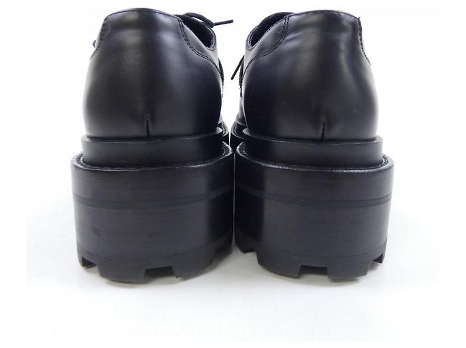 Hermès Hermes Platform Lederschuhe Größe 36 Schwarz - Ansicht 5
