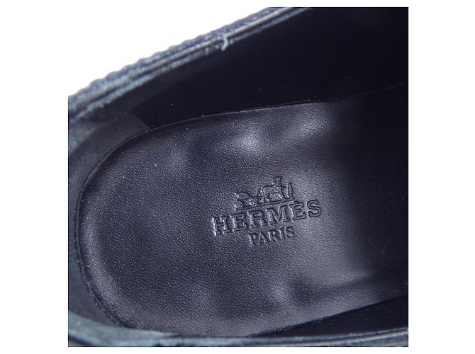 Hermès Hermes Platform Lederschuhe Größe 36 Schwarz - Ansicht 6