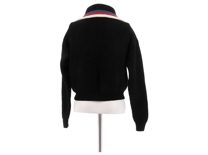 Sonia Rykiel Suéter negro con cremallera de lana - vista 2