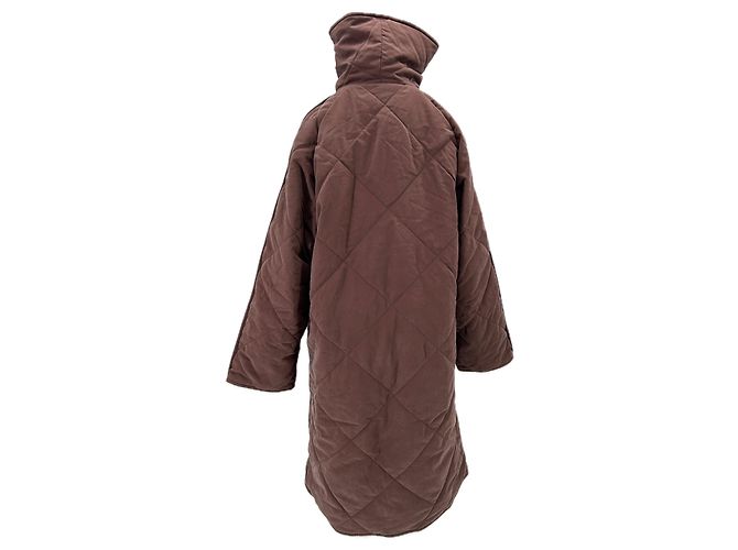 Autre Marque Chaqueta reversible marrón y crema Castaño - Ansicht 3