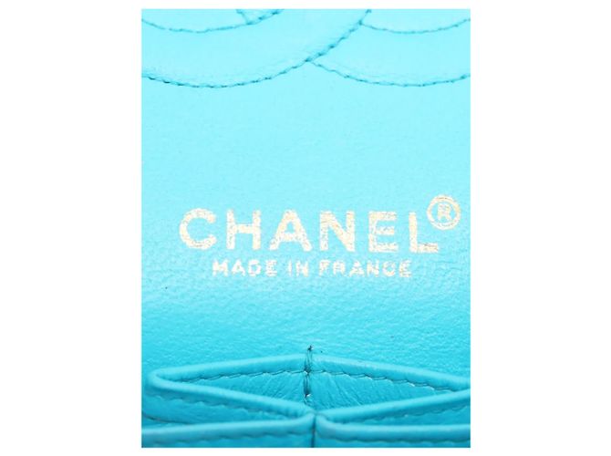 Chanel Borsa Classic Double Flap media in pelle di agnello nera 2002 Nero - vista 14