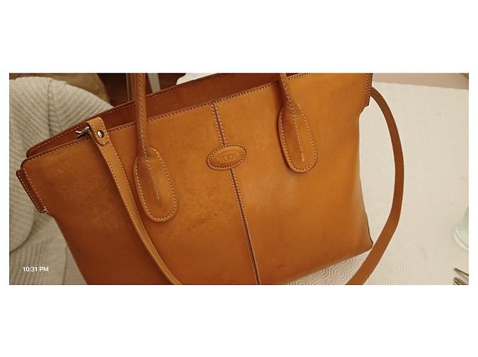 Borsa Tod's D Bag in pelle bronzo - vista 2