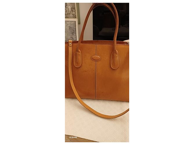 Borsa Tod's D Bag in pelle bronzo - vista 3