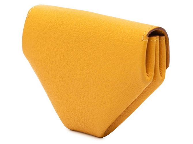 Hermès Hermes Le Vingt-Quatre Monedero Dorado Amarillo - vista 2
