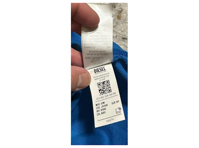 Diesel Sweatshirt Blau Baumwolle Oversize M Mehrfarben - Ansicht 7