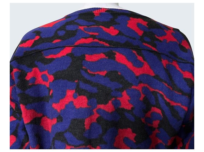 Sonia Rykiel Bedruckter Wollpullover Kurz Mehrfarben - Ansicht 3