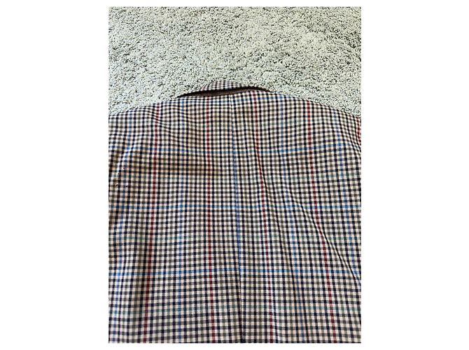Autre Marque Burberrys Vintage Check Wool Blazer Brown Red Blue Green - view 7