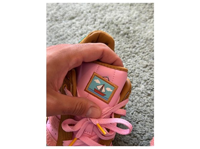 Sneakers Adidas The Simpsons Forum Low "Krusty Burger" Marrone Rosa Blu Verde Giallo - vista 7