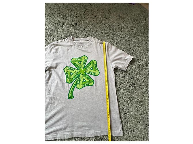 Autre Marque T-shirt Palace Skateboards Strike It Lucky Verde Grigio - vista 4