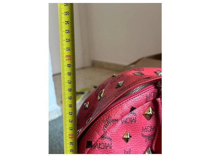 MCM Stark Visetos Rucksack Rot - Ansicht 14