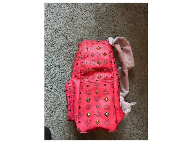 MCM Stark Visetos Rucksack Rot - Ansicht 5