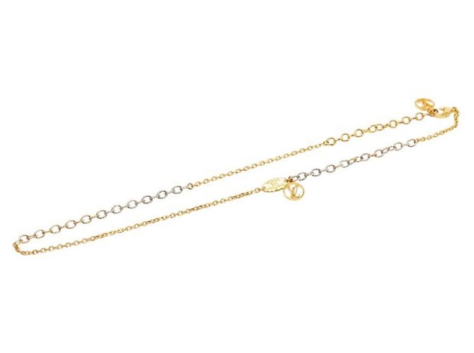 Collana Logo Mania Louis Vuitton Argento D'oro - vista 2