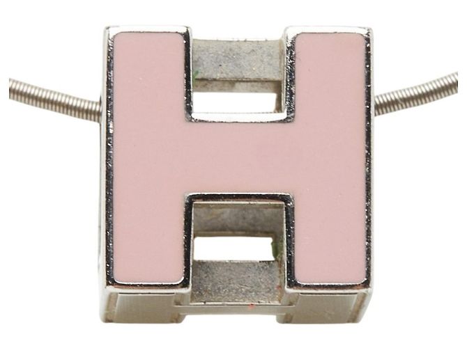 Collar H-Cube Cage d'H de Hermès Plata Rosa - vista 2