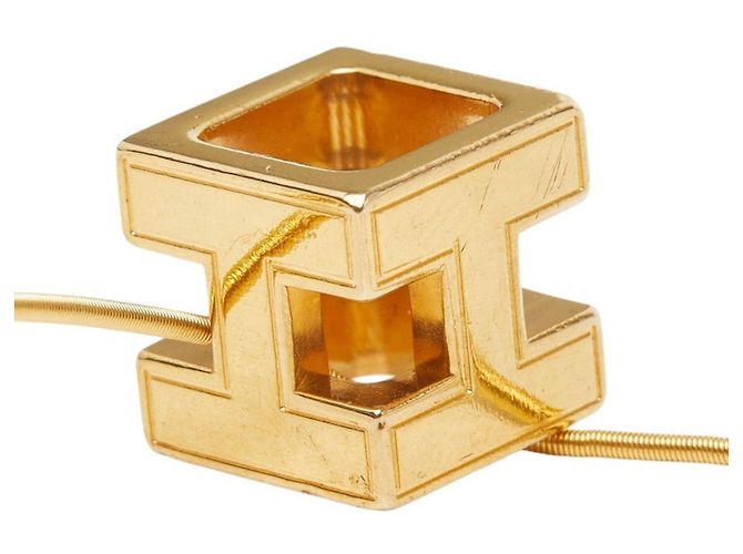 Collar H-Cube Cage d'H de Hermès Dorado - vista 5