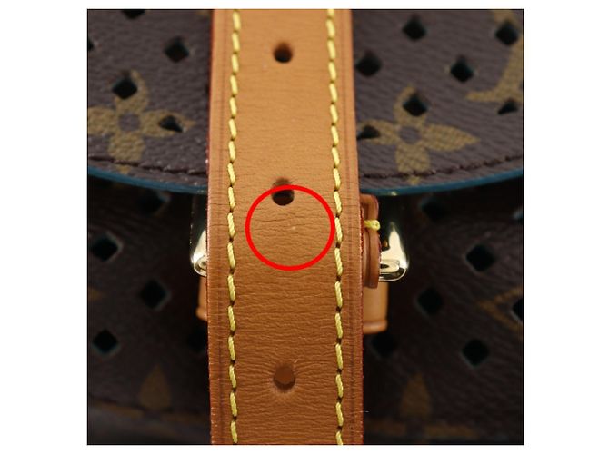Borsa a Spalla Monogram Perfo Louis Vuitton Marrone - vista 10